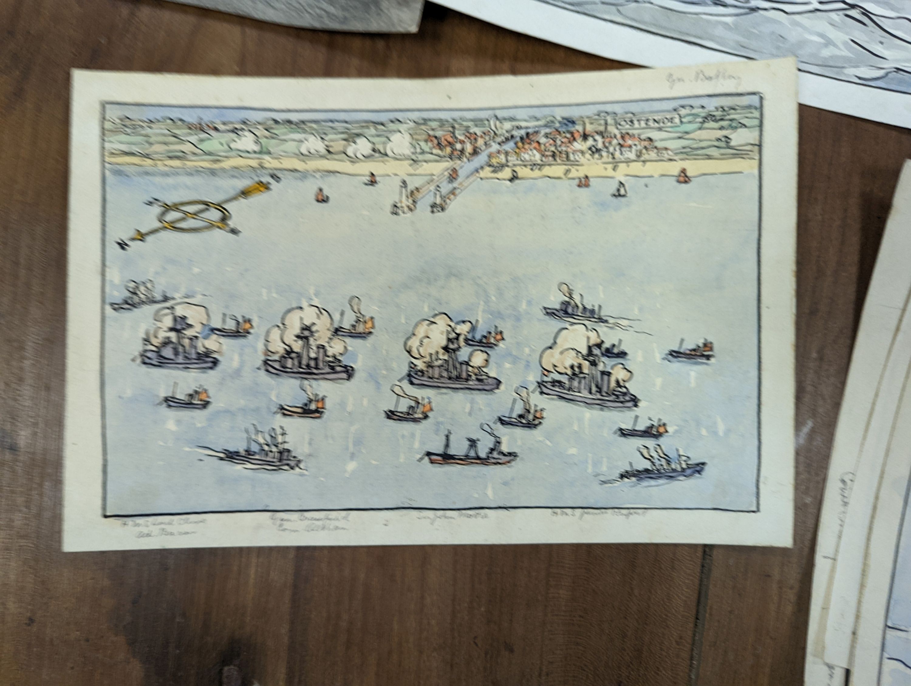 Nelson Dawson (1859-1941) assorted original artworks